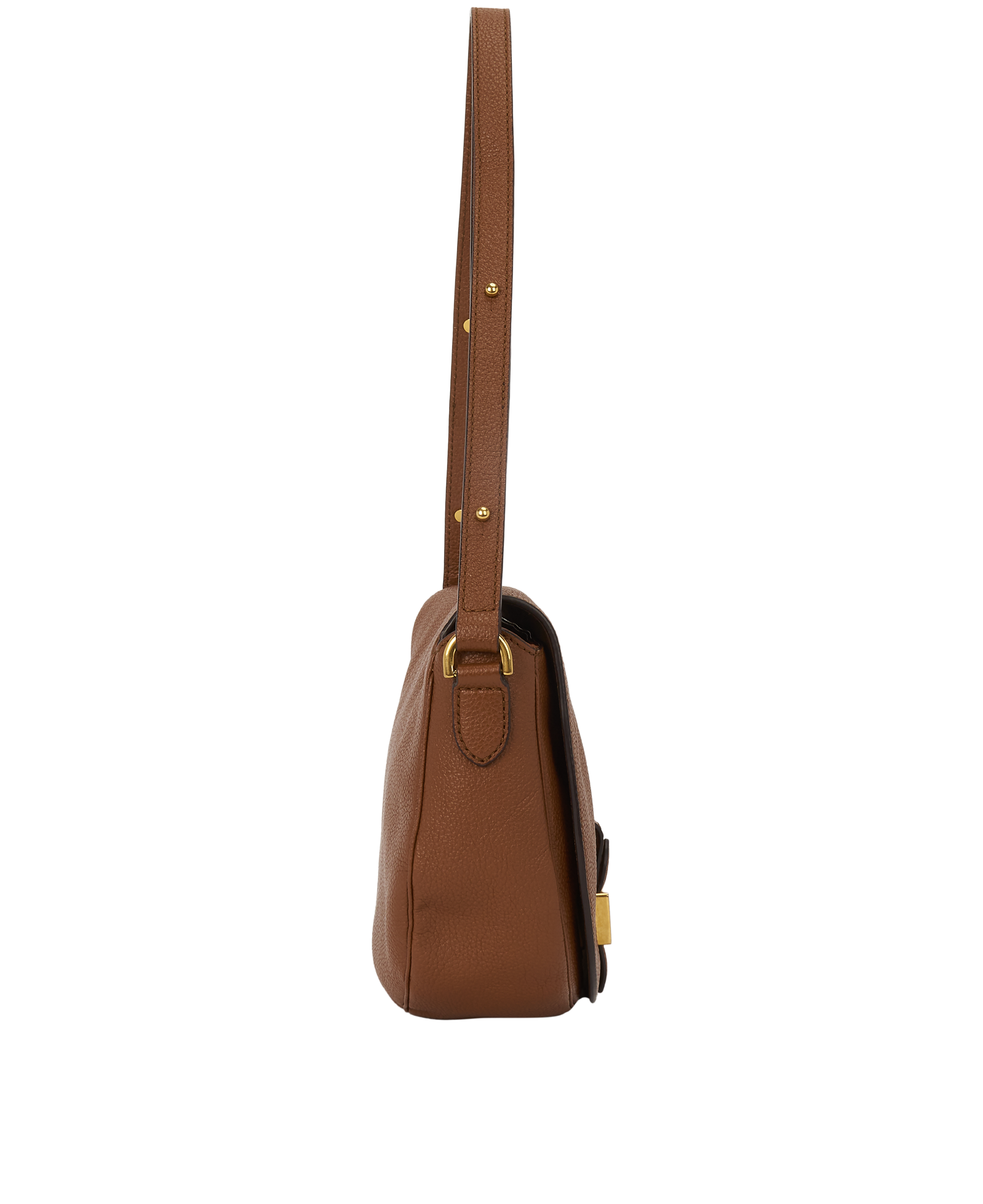 Tassie Satchel, &pound;210, Handbags, Brown, Leather, Side view